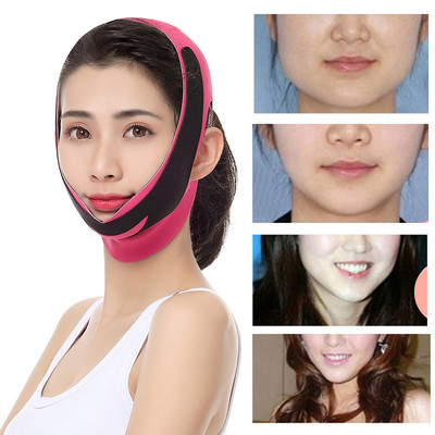 Face Slim V-Line Lift Up Põsk Lõug Kael Salendav Õhuke Vöö Rihm Ilu Õrn Füüsiline Näo Lifting Tööriist Slim Bandage Mask