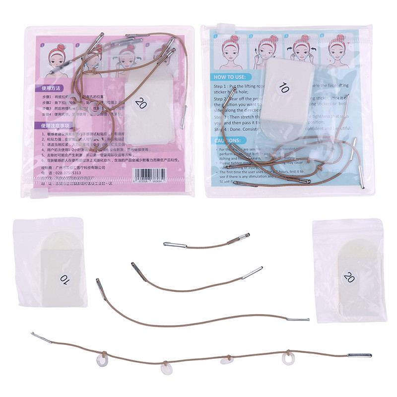 Αυτοκόλλητα αόρατου προσώπου Αυτοκόλλητο λαιμού ανύψωσης ματιών αυτοκόλλητο αντιγήρανσης Ταινία αδυνατίσματος προσώπου για αφαίρεση ρυτίδων Αυτοκόλλητο ταινία ανόρθωσης προσώπου