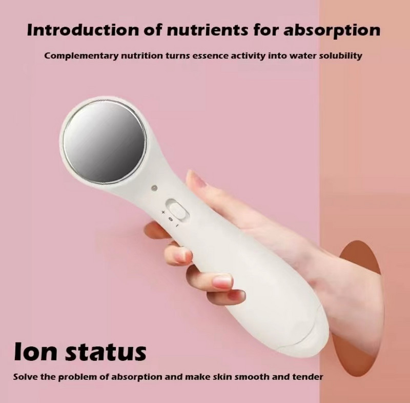 Beauty Instrument Ultraheli Vibration Ion Sügavpuhastav Näo Kompaktne Face Lift Massager parandab näohooldust Iluseade