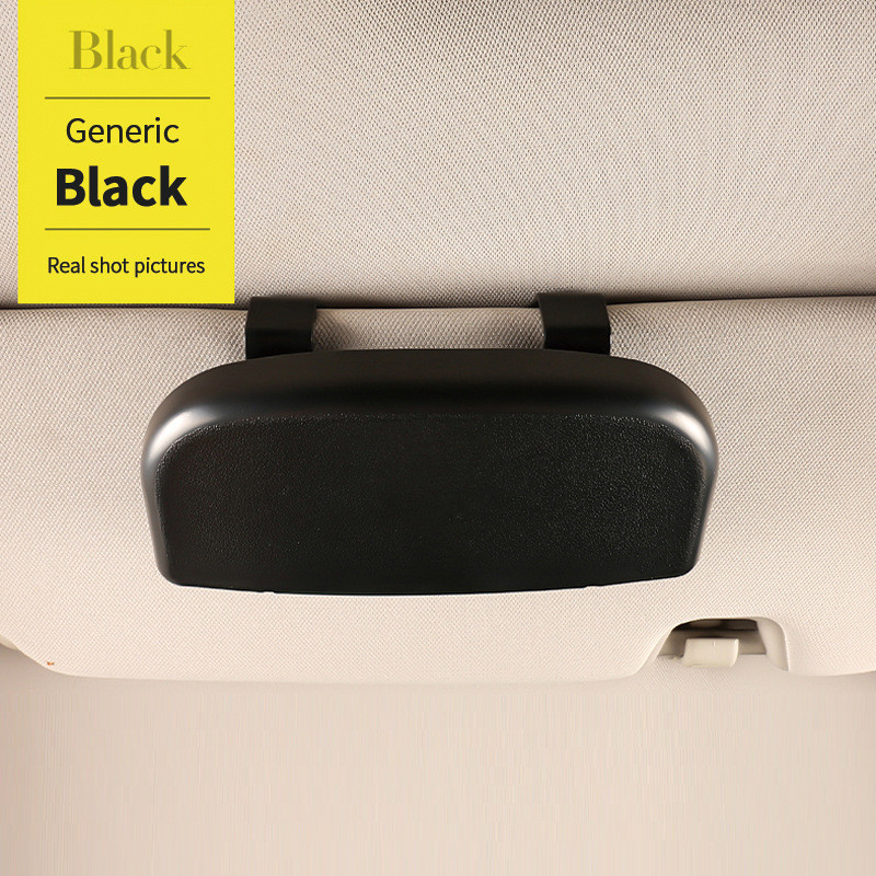 Autoprillide ümbris Klamber Päikeseprillide hoiukarp ABS materjal Auto sisustus Aksessuaarid Prillide hoidik Auto päikeseprillide hoidik