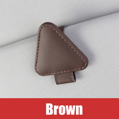 Univerzális napellenző csíptetős napszemüvegtartó autós szemüvegtartó Microsoft bőr szemüvegtartó akasztó jegycsipesz szemüvegtartó