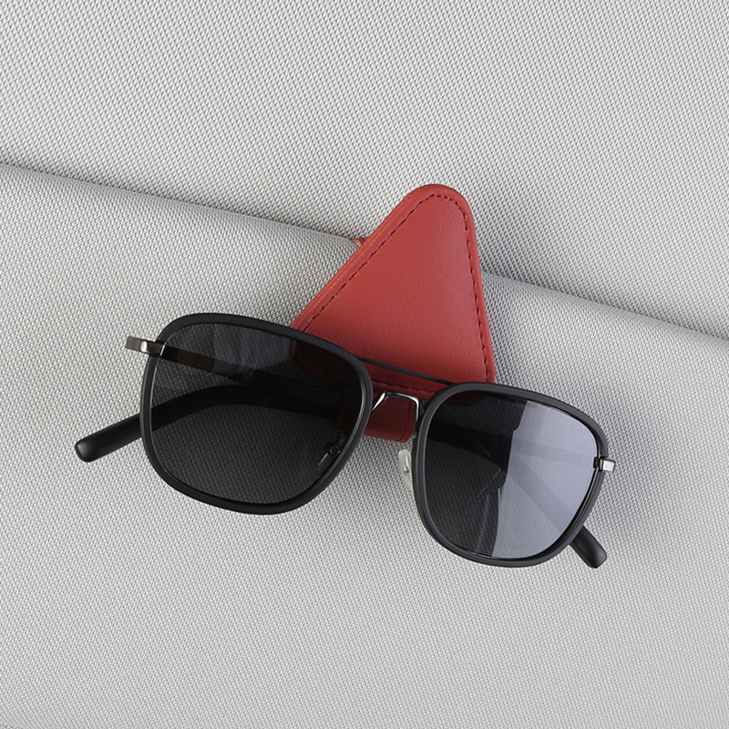 Univerzális napellenző csíptetős napszemüvegtartó autós szemüvegtartó Microsoft bőr szemüvegtartó akasztó jegycsipesz szemüvegtartó