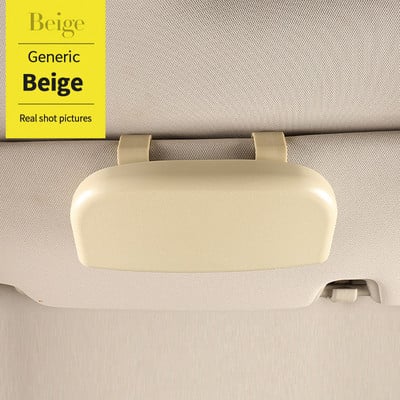 Automobilių akinių dėklas Akiniai nuo saulės Dėžutė 3 spalvos Automobilių salono priedai Akinių laikiklis Saulės skydelis Automobiliai 39mm storis