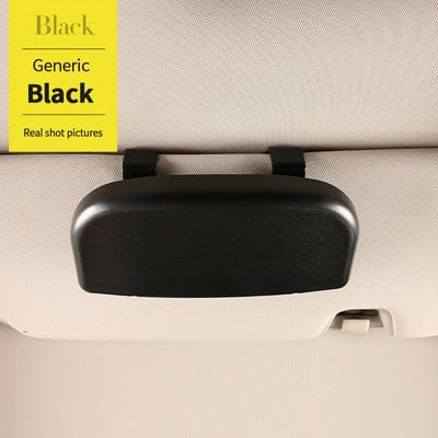 Automobilių akinių dėklas Akiniai nuo saulės Dėžutė 3 spalvos Automobilių salono priedai Akinių laikiklis Saulės skydelis Automobiliai 39mm storis