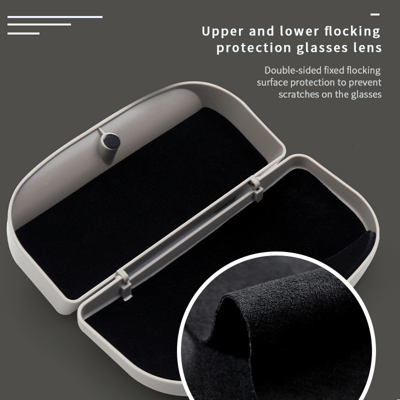 Automobilių akinių dėklas Akiniai nuo saulės Dėžutė 3 spalvos Automobilių salono priedai Akinių laikiklis Saulės skydelis Automobiliai 39mm storis