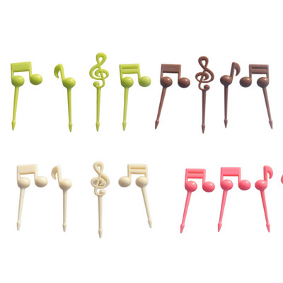 Pakuotėje 16 ABS plastikinių vaisių braškių kirtikliai daržovių šakutės Spalva atsitiktinė