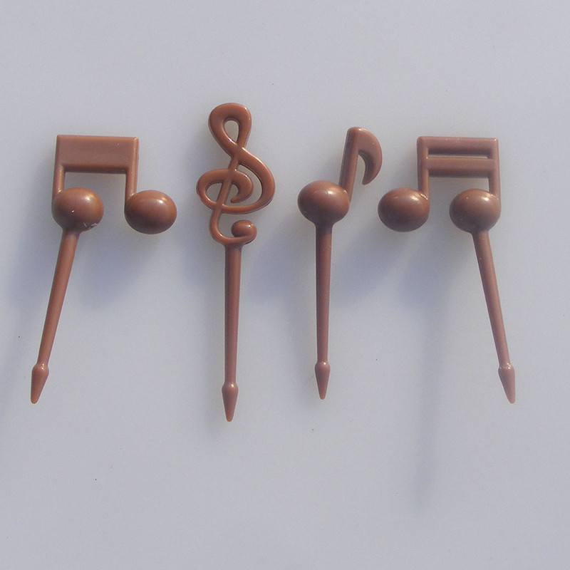 Pakuotėje 16 ABS plastikinių vaisių braškių kirtikliai daržovių šakutės Spalva atsitiktinė