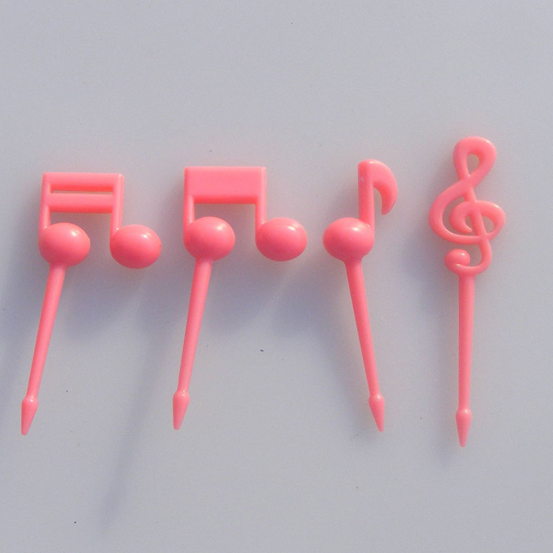 Pakuotėje 16 ABS plastikinių vaisių braškių kirtikliai daržovių šakutės Spalva atsitiktinė