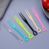 200 kom 9 cm šuplje srce Plastični izbor voća Buffet Cupcake Voćna vilica Party Desert Štapić za salatu Koktel ražanj za dekoraciju vjenčanja