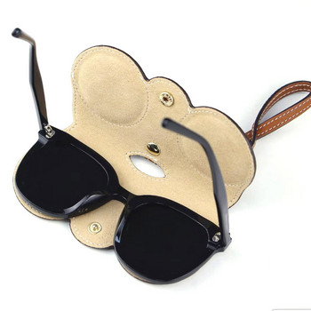 2023 Ултратънка популярна калъфка за очила Опростени щракащи се калъфи за очила PU кожена чанта за очила Преносима кутия за съхранение на слънчеви очила