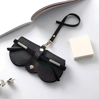 2023. aasta üliõhukesed populaarsed prillide ümbrised Lihtsad, klõpsatavad prillid, PU-nahast prillikottid, kaasaskantavad päikeseprillide hoiukarbid