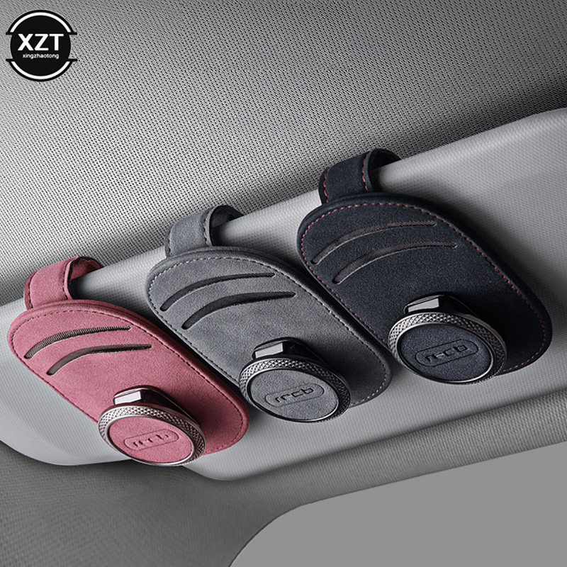 Autoprillide klamber Multifunktsionaalne automaatne päikesesirm päikeseprillid kaardi piletiklambrihoidja kaasaskantavad hoiuruumi sisetarvikud