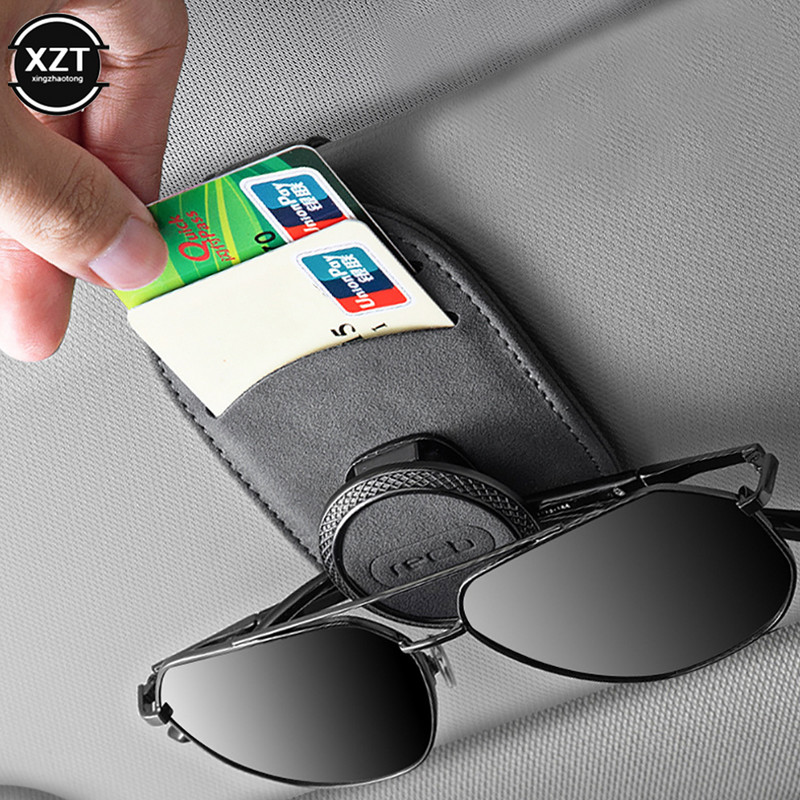 Autoprillide klamber Multifunktsionaalne automaatne päikesesirm päikeseprillid kaardi piletiklambrihoidja kaasaskantavad hoiuruumi sisetarvikud