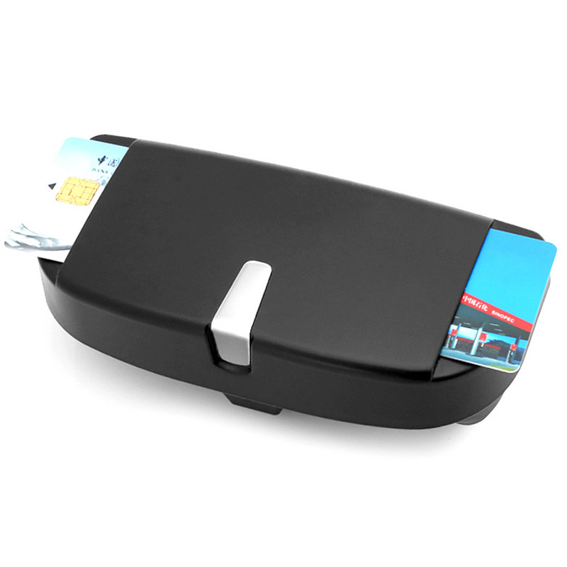 Univerzális autós napszemüveg tartó szemüvegtartó tok tároló doboz Ford VW BMW Benz belső kiegészítőkhöz