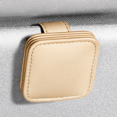 Auto prillide hoidja Universaalne päikesesirmi klamber päikeseprillide hoidja Microsoft nahast prillide riidepuu piletiklambri prillide kinnitus