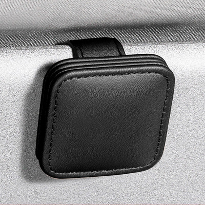 Auto prillide hoidja Universaalne päikesesirmi klamber päikeseprillide hoidja Microsoft nahast prillide riidepuu piletiklambri prillide kinnitus