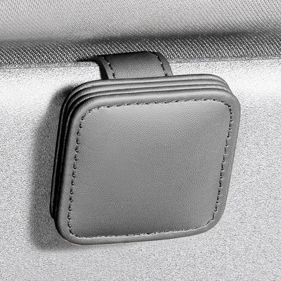 Auto prillide hoidja Universaalne päikesesirmi klamber päikeseprillide hoidja Microsoft nahast prillide riidepuu piletiklambri prillide kinnitus