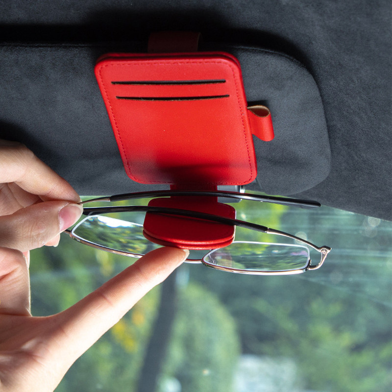Κλιπ γυαλιών αυτοκινήτου Κλιπ γυαλιών ηλίου Αξεσουάρ αυτοκινήτου Εσωτερικό Θήκη γυαλιών αυτοκινήτου Θήκη γυαλιών αυτοκινήτου Auto Sun Visor Θήκη γυαλιών Θήκη για κλιπ γυαλιών