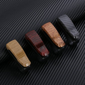 Drvena zrnasta kopča za naočale na automobilu Prijenosni pričvršćivač Datoteka za bankovnu karticu Račun za razglednicu Držač za sunčane naočale