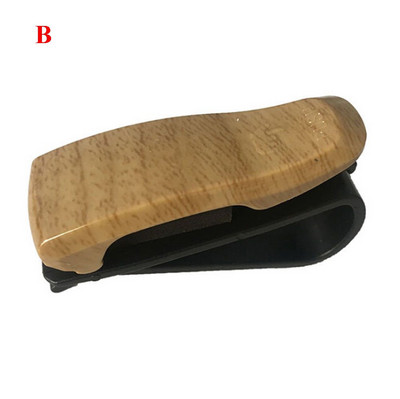 Drvena zrnasta kopča za naočale na automobilu Prijenosni pričvršćivač Datoteka za bankovnu karticu Račun za razglednicu Držač za sunčane naočale