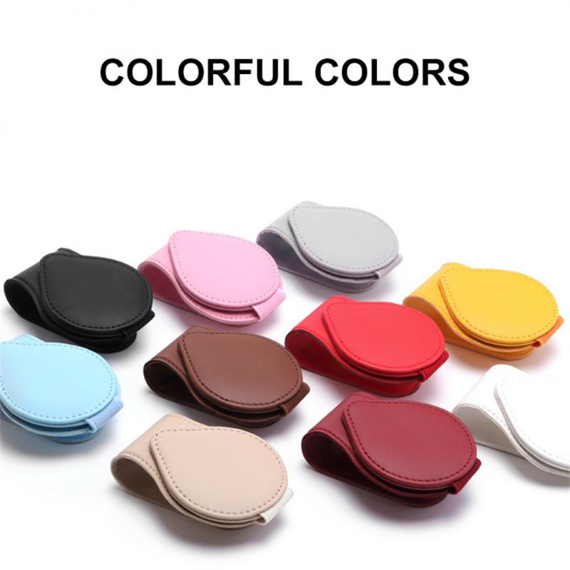 1/2 tk autoprillide klamber, multifunktsionaalne integreeritud vastupidav PU-st kaasaskantav päikeseprill, dokumendi piletihoidja klamber auto interjööri tarvik