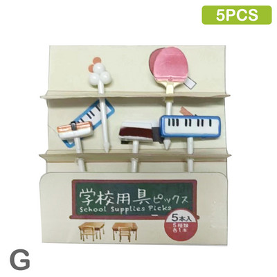 Slatka mini životinjska farma Crtić Izbor hrane Djeca Užina Torta Desert Hrana Voće Vilice Ručak Bento Dodaci Dekoracija za zabavu