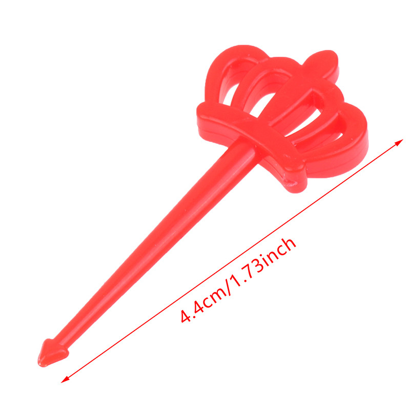 20 tk armsad kroon-mini multifilmi hambaorki puuviljakahvlid Bento Box lõunasöögikarbi jaoks