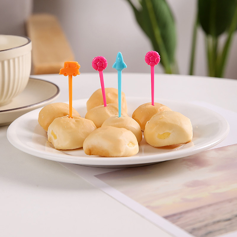 16 tk. Puuviljakahvel Multifilm Mini loomafarm Multifilm Toiduvalik lastele Suupisted Koogid Magustoit Toit Puuviljakahvel peokaunistus