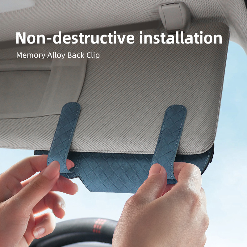 Autoprillid Klamber Päikesesirm Päikesesirm Päikeseprillid Kaitse Säilitusümbrise hoidja jaoks MG ZS EZS EHS HS MG3 MG5 MG6 MG7 GT GS Hector ZX Electric