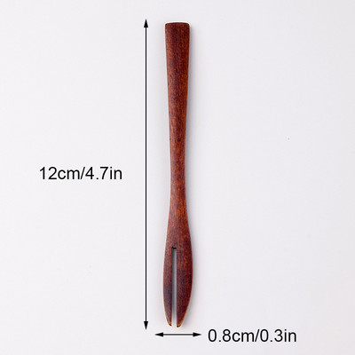 Puidust lusikakahvel kööginõud Lauanõud Puidust kahvel puuviljade jaoks Magustoidud Salatid sööginõud Köögipuuviljakahvlid Kingitused