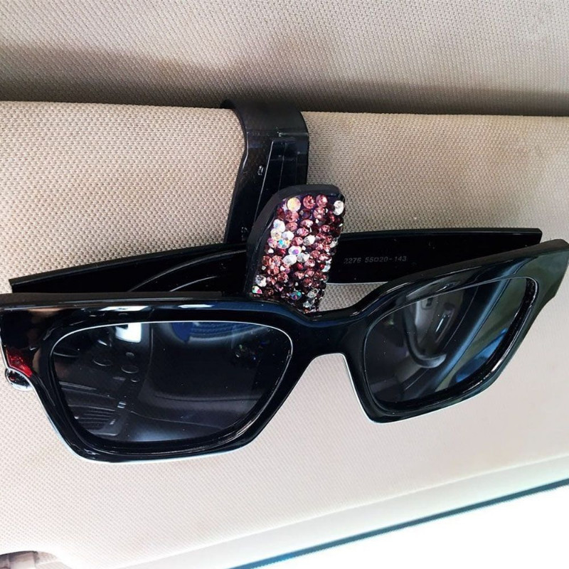 Auto Sõiduk Päikesesirm Päikeseprillid Prillid Prillid Kaardihoidik Autotarvikutele Auto Päikeseprillide Hoidik