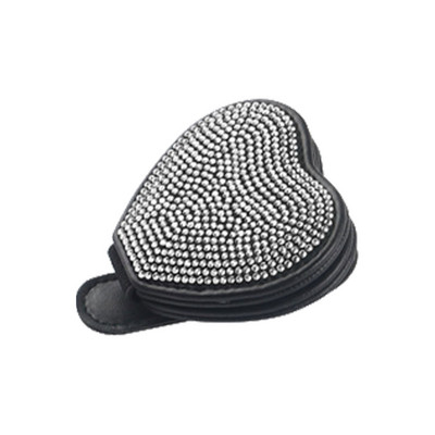 Blingi auto päikesesirmi prillide hoidik Moodne päikeseprillide hoidja klamber südamekujuline prillide hoidik auto päikesesirmi jaoks koos Blingiga