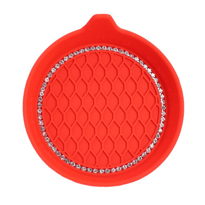 Novi neklizajući podložak za čašu za vodu Podmetač za čaše za automobile Dijamantni dijamant Bling Dekoracija Protuklizna gumena podloga za čašu za boce Dodaci