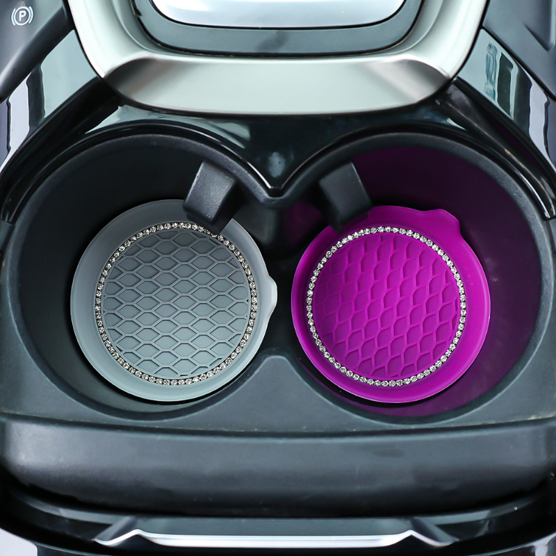 Novi neklizajući podložak za čašu za vodu Podmetač za čaše za automobile Dijamantni dijamant Bling Dekoracija Protuklizna gumena podloga za čašu za boce Dodaci