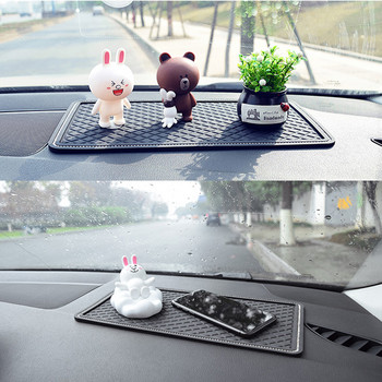 Στολίδι αυτοκινήτου 30*15cm Χαριτωμένο διακοσμητικό ταμπλό Sticky Pad Αντιολισθητικό μαξιλάρι Auto Antislip Mat θήκη για αξεσουάρ τηλεφώνου GPS
