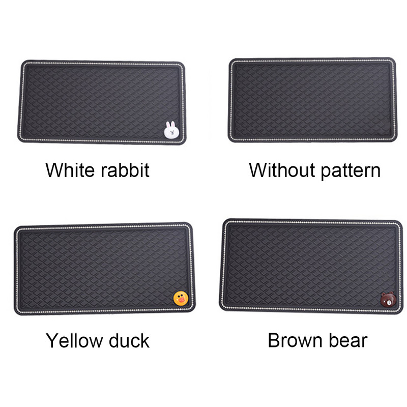 Auto ornament 30 * 15 cm armas kaunistus armatuurlaud Kleepuv alus, libisemisvastane padi, automaatne libisemisvastane matihoidja GPS-telefoni tarvikute jaoks