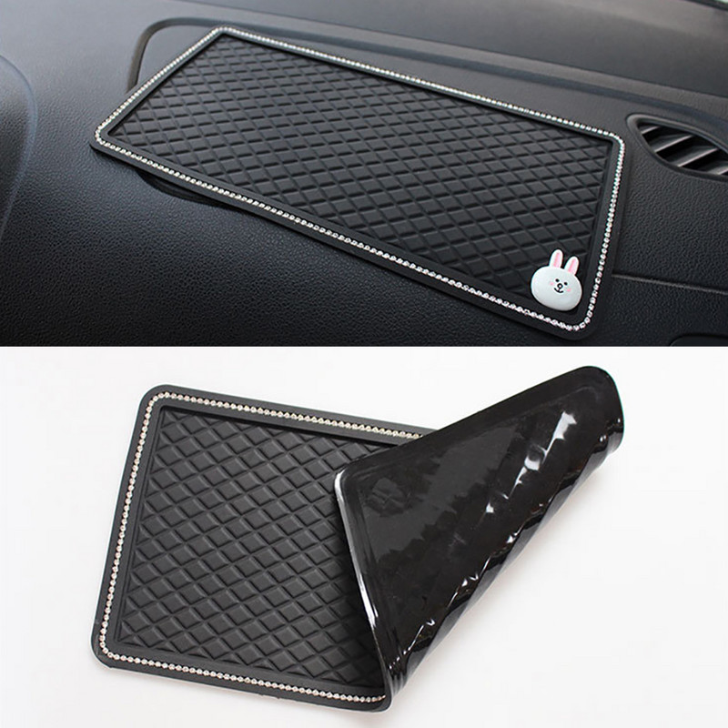 Auto ornament 30 * 15 cm armas kaunistus armatuurlaud Kleepuv alus, libisemisvastane padi, automaatne libisemisvastane matihoidja GPS-telefoni tarvikute jaoks