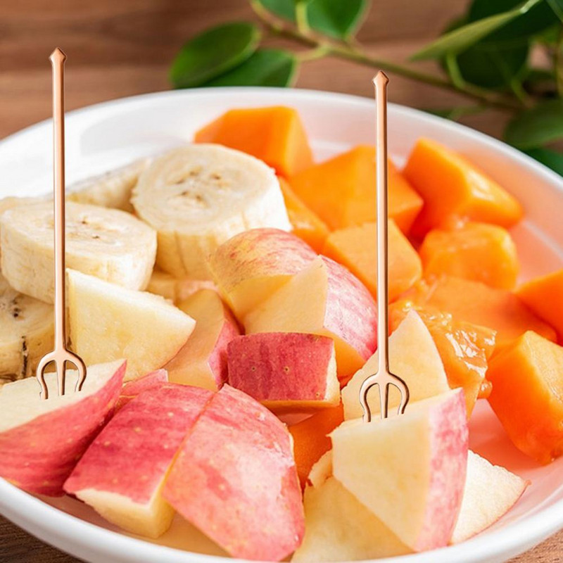 Snažna vilica za kolač Lako se čisti Zrcalna polirana vilica za desert od nehrđajućeg čelika Zgušnjava vilica za voće Kućna oprema