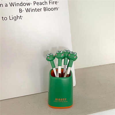 6 vnt „Kawaii“ nerūdijančio plieno vaisių šakučių rinkinys, nešiojamasis pikniko pyrago desertų salotų šakutė su indeliu, mielais vestuvių vakarėlio stalo įrankiais