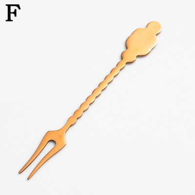 1vnt vaisių šakutė nerūdijančio plieno Kūrybinė širdies šakutė Desertas Valgomas Maisto Indas Daugkartinis Namų Stalo reikmenys Virtuvės priedai