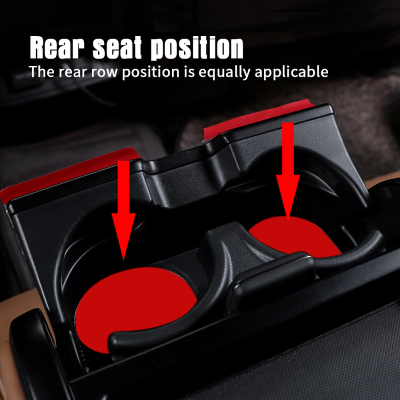 2vnt Car Rdesign Badge Vandens puodelių laikiklis Kilimėliai Neslystantys padėkliukai Priedai, skirti Volvo XC60 S60 V40 V50 V60 XC90 S40 S80 C30 XC40