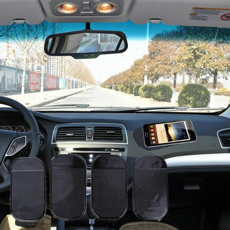 Suport pentru covoraș pentru telefon anti-alunecare 1/4 buc. Suport pentru covoraș GPS Pad lipicios Pixuri MP4 Pad pentru bordul mașinii Suport universal pentru telefon mobil 128X68MM