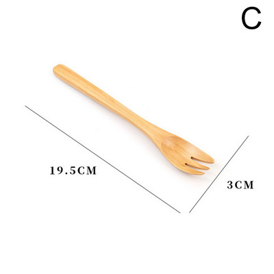 1 tk puidust keskkonnakaitse puuviljakahvel Kaasaskantavad toidunõud Tööriistad Magustoidu söömine Sööginõud Köögitarvikud