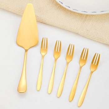 1 Σετ Cupcake Fork Kit Πρακτικό επαναχρησιμοποιήσιμο Υψηλής σκληρότητας Εργαλεία κουζίνας Σετ πιρουνιών φτυαριών Κιτ πιρουνιών για κέικ σετ φτυαριών