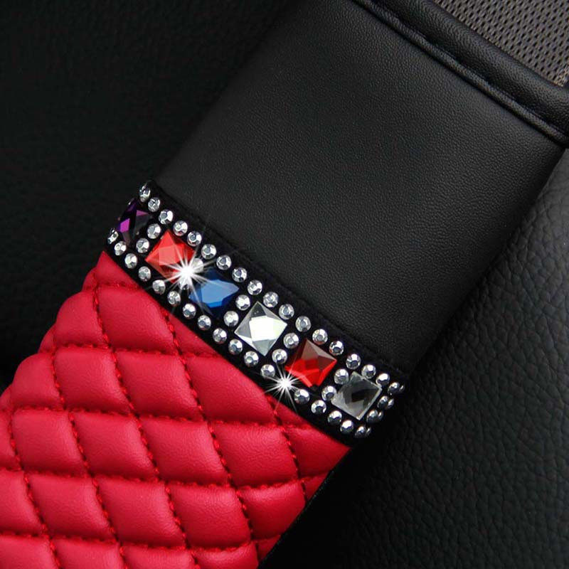 Strasszkő bőr lélegző autós biztonsági öv vállpárna védőhuzat