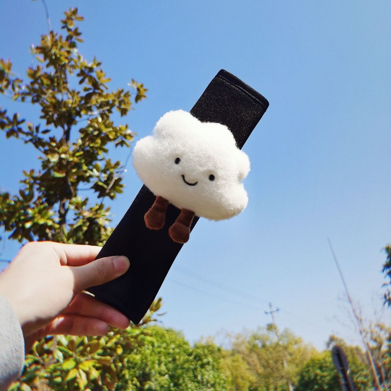 Dizajn automobila Navlaka za sigurnosni pojas Naramenica Jastuk za pojas Crtani oblak Sigurnosni pojas automobila Zaštitnik za ramena Auto potpora za vrat