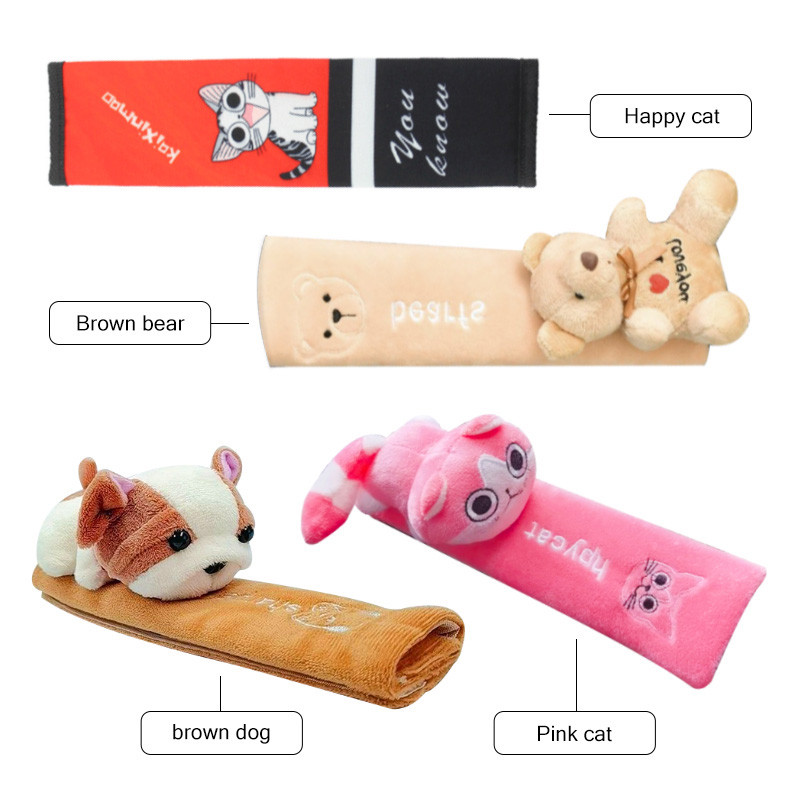 Armas multikas auto turvavöö kate Turvavöö rakmed padi õlarihma kaitsepadi lastele/lastele mänguloomade kaunistused