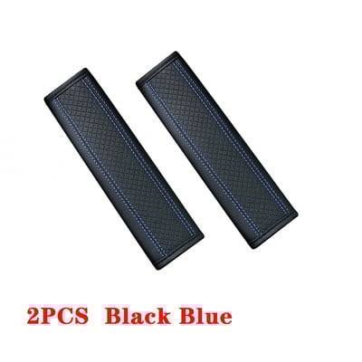 2TK auto turvavöö padjad PU nahast turvavöö õlakate Hingav kaitse Turvavöö polster Auto interjööri tarvikud