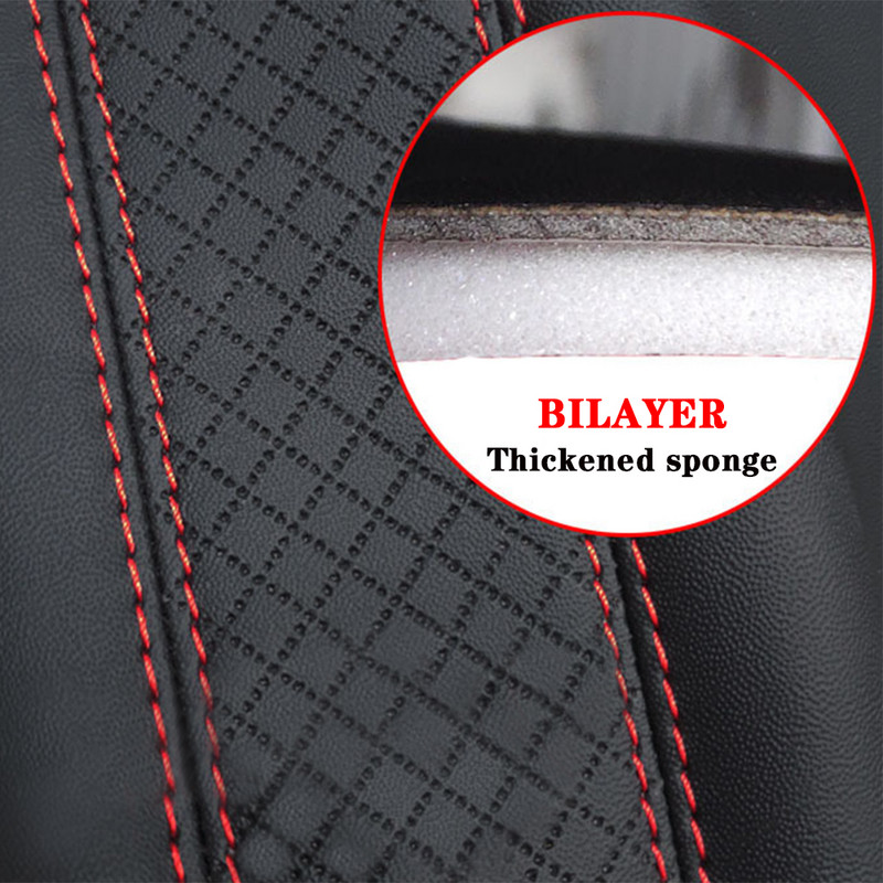 2TK auto turvavöö padjad PU nahast turvavöö õlakate Hingav kaitse Turvavöö polster Auto interjööri tarvikud