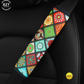 1 tk auto turvavöö õlakaitse padjad katted kaitsev varrukas Bohemian Style kindlustus turvavöö õlakaitse auto lisavarustus